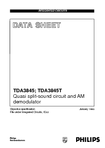 浏览型号TDA3845的Datasheet PDF文件第1页