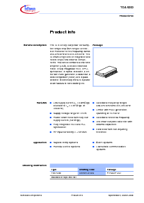 浏览型号TDA5200的Datasheet PDF文件第3页