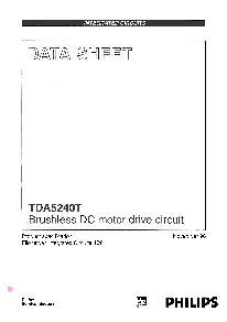 浏览型号TDA5240的Datasheet PDF文件第1页