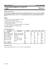浏览型号TDA5332T的Datasheet PDF文件第2页