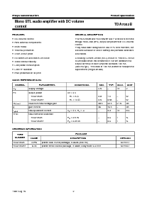 浏览型号TDA7052BT的Datasheet PDF文件第2页