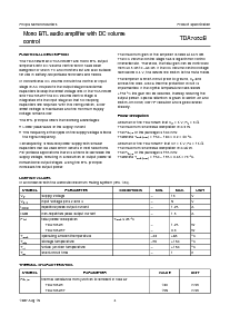 浏览型号TDA7052BT的Datasheet PDF文件第4页