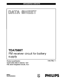 浏览型号TDA7088T的Datasheet PDF文件第1页