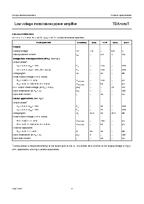 浏览型号TDA7050T的Datasheet PDF文件第4页