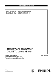 浏览型号TDA7073A的Datasheet PDF文件第1页
