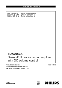 浏览型号TDA7053A的Datasheet PDF文件第1页