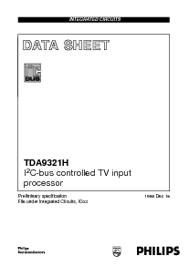 浏览型号TDA9321H的Datasheet PDF文件第1页