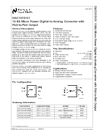 浏览型号DAC101S101CIMM的Datasheet PDF文件第1页