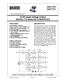 浏览型号DAC7724UB的Datasheet PDF文件第1页
