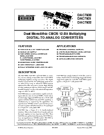 浏览型号DAC7800LU的Datasheet PDF文件第1页