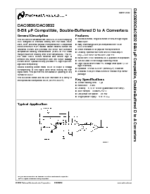 浏览型号DAC0830LCN的Datasheet PDF文件第1页