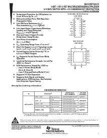 浏览型号SN74CBT3257CDBQR的Datasheet PDF文件第1页