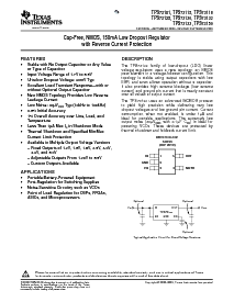 浏览型号TPS73101DBVR的Datasheet PDF文件第1页