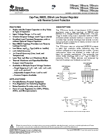 浏览型号TPS73233DBVR的Datasheet PDF文件第1页