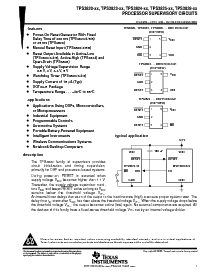 浏览型号TPS3820-33DBVR的Datasheet PDF文件第1页