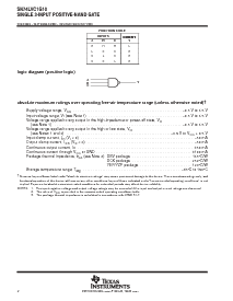 浏览型号SN74LVC1G10DBVR的Datasheet PDF文件第2页