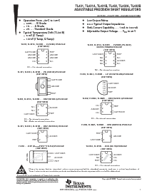 浏览型号TL431CDBZR的Datasheet PDF文件第1页