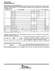 浏览型号SN74LVC2G34DCKR的Datasheet PDF文件第4页