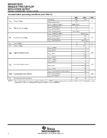 浏览型号SN74LVC1G374DCKR的Datasheet PDF文件第4页