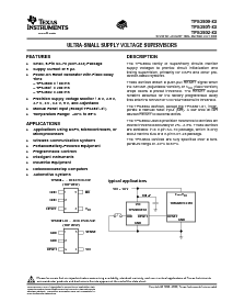 浏览型号TPS3801K33DCKR的Datasheet PDF文件第1页