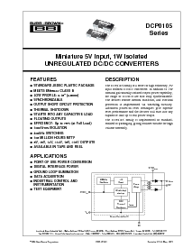 浏览型号DCP010505P的Datasheet PDF文件第1页