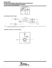 浏览型号SN74LVC2G53DCUR的Datasheet PDF文件第2页