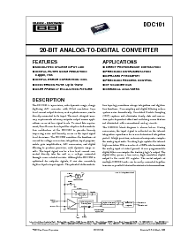 浏览型号DDC101的Datasheet PDF文件第1页