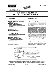 浏览型号DDC112U的Datasheet PDF文件第1页