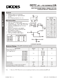 浏览型号DDTC114EUA的Datasheet PDF文件第1页