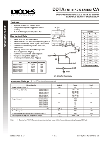 浏览型号DDTA114ECA的Datasheet PDF文件第1页