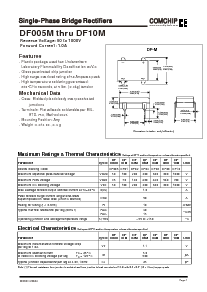 浏览型号DF06M的Datasheet PDF文件第1页