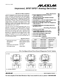 浏览型号DG419DY的Datasheet PDF文件第1页