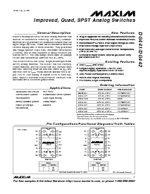 浏览型号DG441DY的Datasheet PDF文件第1页