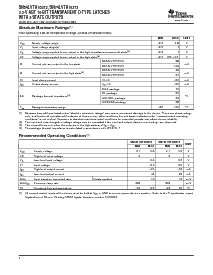 浏览型号SN74LVTH16373DGGR的Datasheet PDF文件第4页