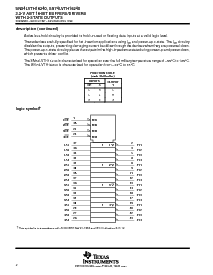 浏览型号SN74LVTH16240DGGR的Datasheet PDF文件第2页