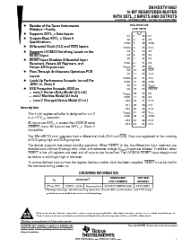 浏览型号SN74SSTV16857DGGR的Datasheet PDF文件第1页