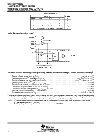 浏览型号SN74SSTV16857DGGR的Datasheet PDF文件第2页