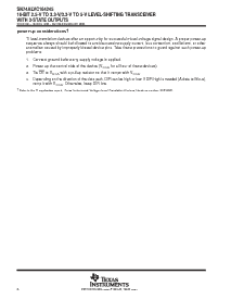 浏览型号SN74ALVC164245DGGR的Datasheet PDF文件第6页