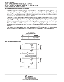 浏览型号SN74CBTD3384CDGVR的Datasheet PDF文件第2页
