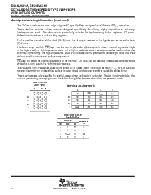 浏览型号SN74LV574ADGVR的Datasheet PDF文件第2页