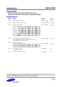 浏览型号K6R4008V1D-JC10的Datasheet PDF文件第1页