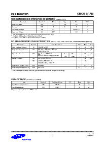 浏览型号K6R4008V1D-JC10的Datasheet PDF文件第5页