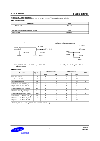 浏览型号K6R1008V1D-JC10的Datasheet PDF文件第5页