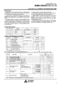 浏览型号M5M512R88DJ-10的Datasheet PDF文件第2页