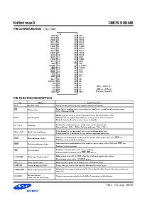 浏览型号K4S511632D-KC的Datasheet PDF文件第4页