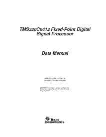 浏览型号TMS320C6412GDK500的Datasheet PDF文件第1页