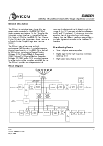 浏览型号DM9301F的Datasheet PDF文件第1页