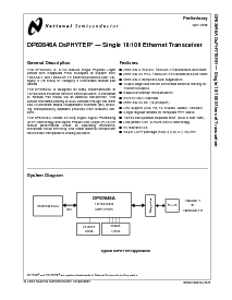 浏览型号DP83846AVHG的Datasheet PDF文件第1页