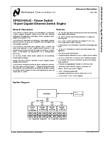 浏览型号DP83016的Datasheet PDF文件第1页