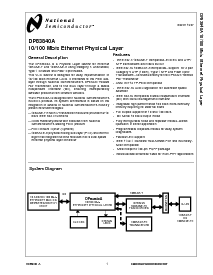浏览型号DP83840A的Datasheet PDF文件第1页